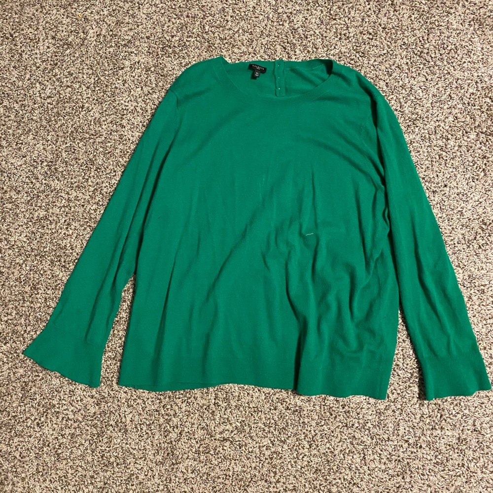 Talbots green sweater